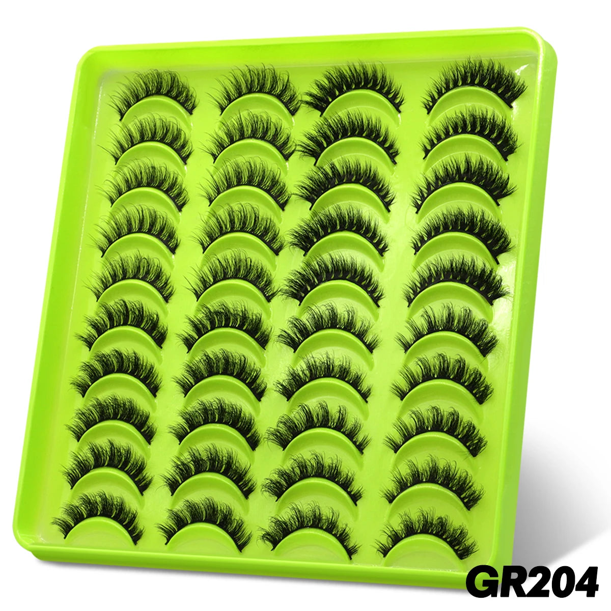 GROINNEYA lashes 5/10/20 pairs 3D Faux Mink Lashes Fluffy False Eyelashes Dramatic Volume Lashes Eyelash Extension Makeup