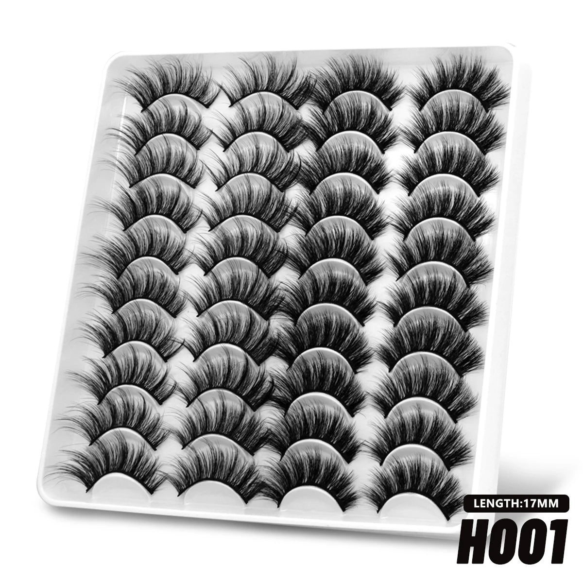 Russian Strip Lashes 5/10/20 pairs Fluffy Mink Lashes 3D False Eyelashes Russian  Eyelashes D Curl Fake Eyelashes  Makeup