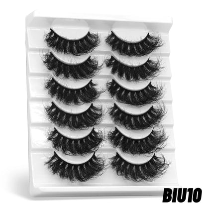 3D fluffy false eyelashes 5 / 6 / 7 pair for dramatic false eyelashes fluffy thick false eyelashes mink false eyelash makeup