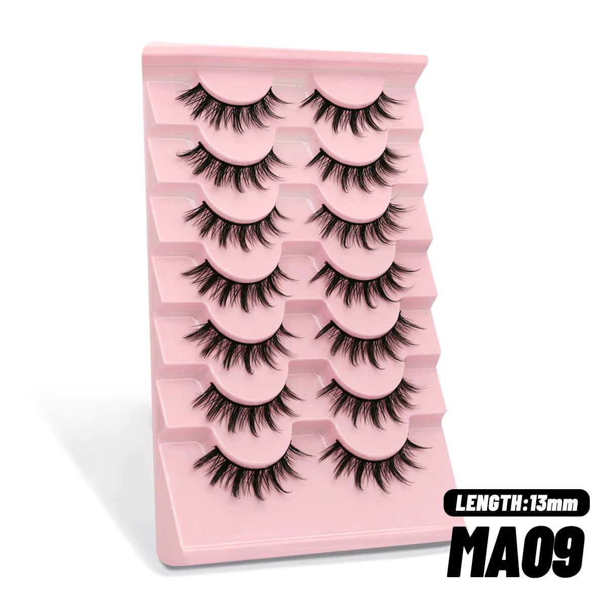 Russian Strip Lashes 5/10/20 pairs Fluffy Mink Lashes 3D False Eyelashes Russian  Eyelashes D Curl Fake Eyelashes  Makeup