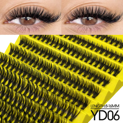 GROINNEYA DIY Lash Extension Kit – Mix Clusters & Bond Seal